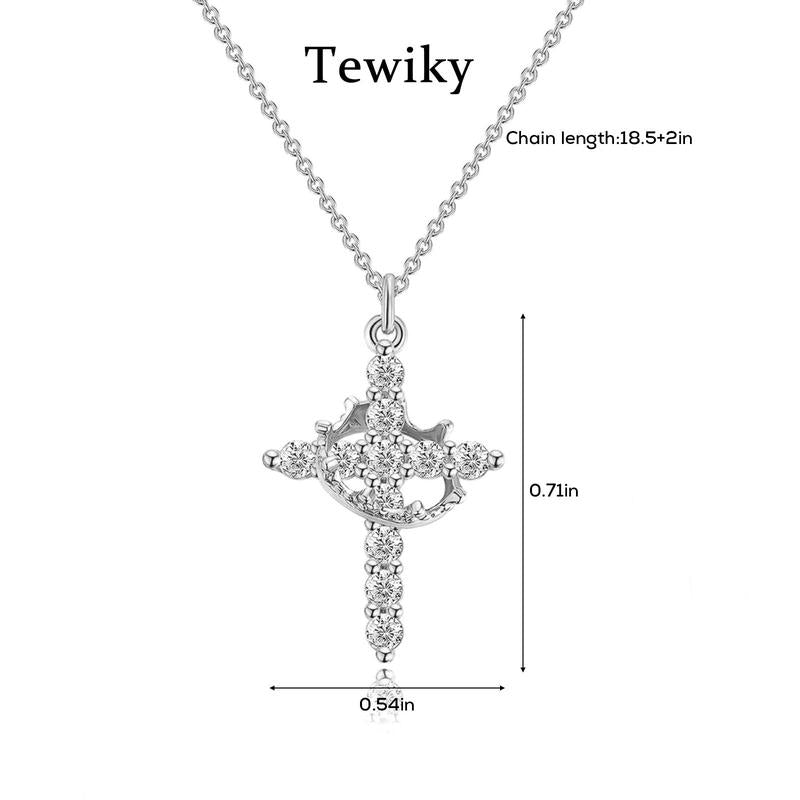 Crown & Cross Necklace - Buy 1, Get 1 FREE