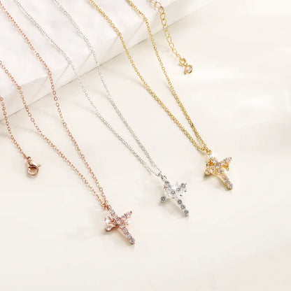 Crown & Cross Necklace - Buy 1, Get 1 FREE